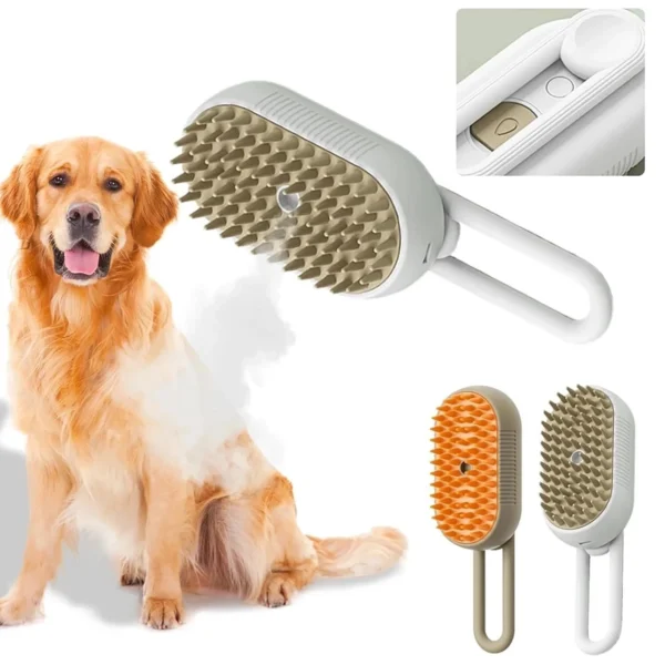 Cepillo a vapor para mascotas