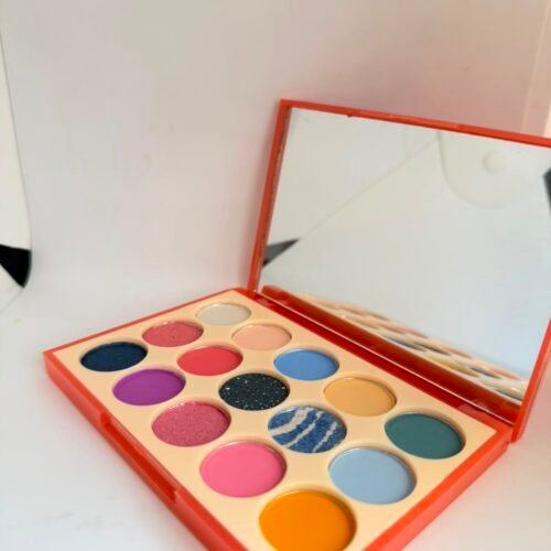 Paleta de sombras x15 colores stitch holografica con espejo